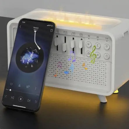 Lampe de nuit à bruit blanc et humidificateur d'aromathérapie